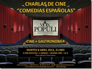 Charlas de Cine en Vox Populi First